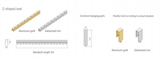 Innendecken-Dekorations-Aluminiumfurnier-blattplatte, integrierte hölzerne Metallplatte