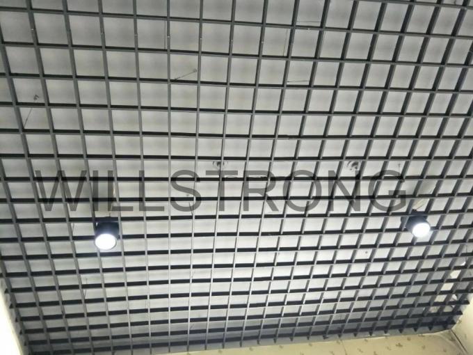 Gitter-Form-hölzernes Vollenden-Aluminiumfurnier-blattplatte für Innenausstattung