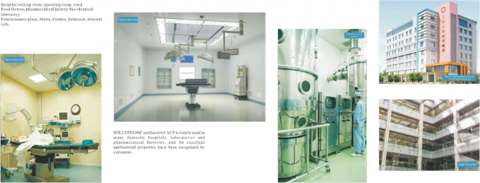 Antibakterielle recyclebare Kern-Metallzwischenwand-Innenausstattungs-Materialien für Krankenhaus
