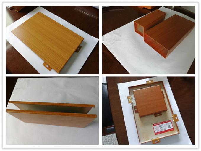 Kundengebundene Holz-Korn-Aluminium-Platte der Inneneinrichtungs-3mm